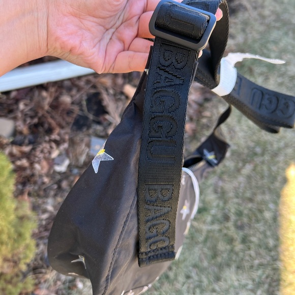 NWT BAGGU Small Star Print Crescent Bag ⭐️ - Picture 8 of 10